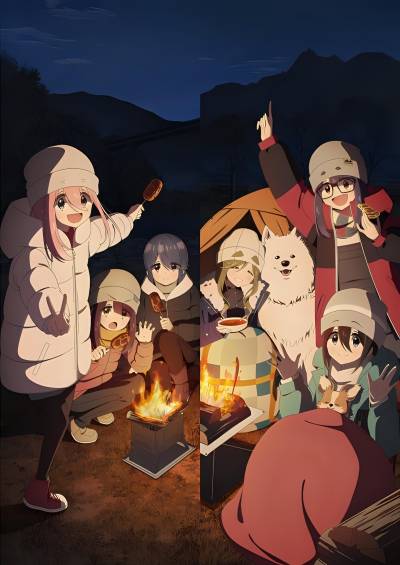دانلود انیمه Laid-Back Camp